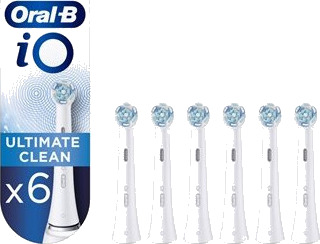 Tannbørste Braun Cw-6 Oral-B Io Ultimate Clean White Xl Utskiftbare Tannbørstehoder 6 Stk. Tannbørste Braun Cw-6 Oral-B Io Ultimate Clean White Xl Utskiftbare Tannbørstehoder 6 Stk.