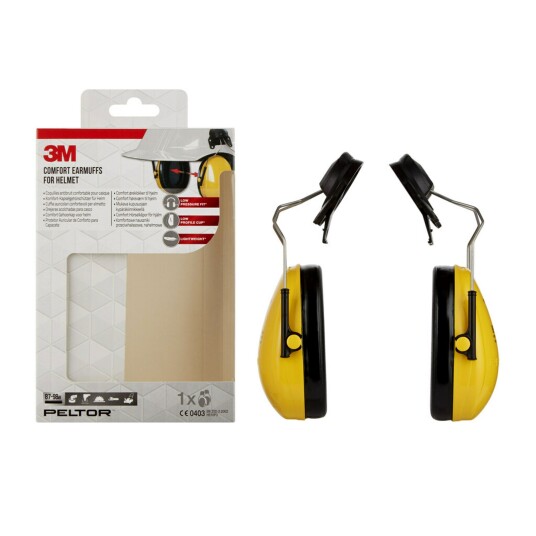 3m™ peltor™ optime™ comfort øreklokker for hjelm h510p3 87–98 db 3m™ peltor™ optime™ comfort øreklokker for hjelm h510p3 87–98 db