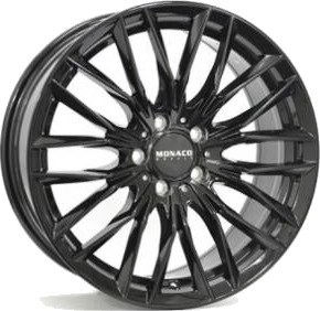 Monaco GP2 Gloss Black 8.5x20 5/112 ET35 B66.5
