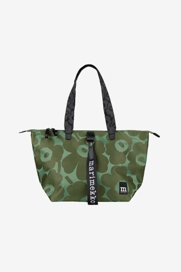 Marimekko Tote M Unikko Grønn Marimekko Tote M Unikko Grønn