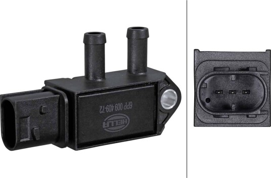 Sensor, avgasstrykk HELLA 6PP 009 409-721