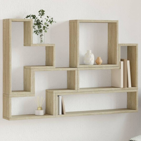 Vegghylle sonoma eik 96x12x64 cm konstruert tre Vegghylle sonoma eik 96x12x64 cm konstruert tre
