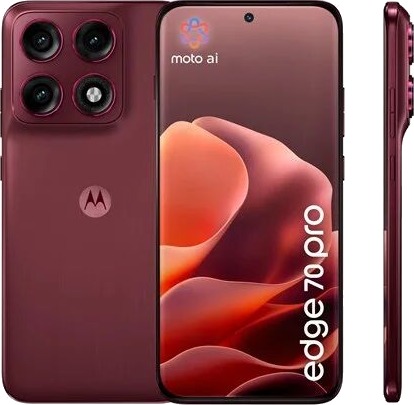 Motorola Edge 70 Pro 5G 8GB RAM 256GB Pantone Zinfandel Mobiltelefon