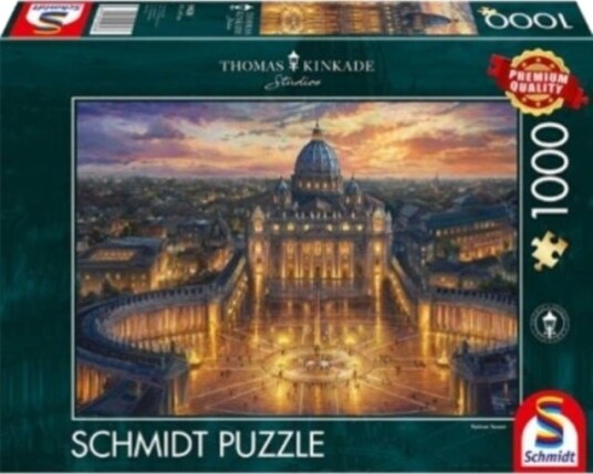 Vatican Sunset by Thomas Kinkade - 1000 Piece Schmidt Puzzle