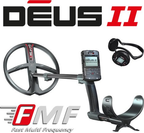 XP DEUS II Metalldetektor 28FMF-RC-WS6
