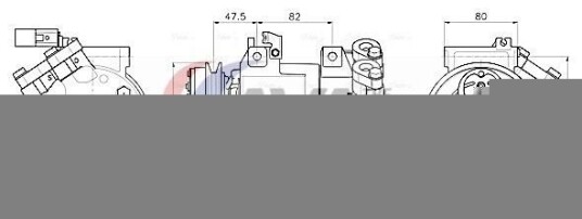 AC kompressor AVA Clever Choice MTAK295 AC kompressor AVA Clever Choice MTAK295