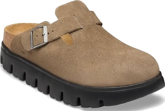 Birkenstock Boston Chunky Leve Gray Taupe Beige 38