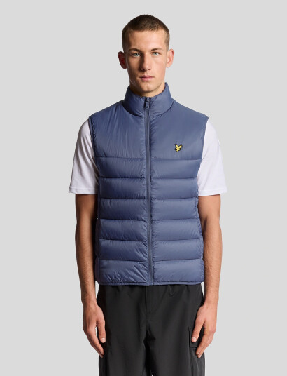 Lyle & Scott Wadded Gilet - Navy - M Lyle & Scott Wadded Gilet - Navy - M