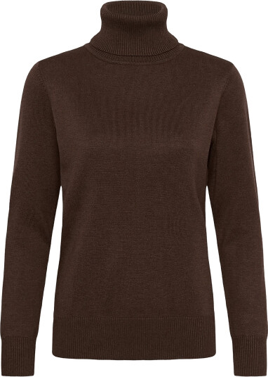 Saint Tropez J2046 Milasz Rollneck Pullover   Brown   M