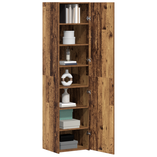 Highboard Gammelt Tre 45x42.5x185 cm MDF