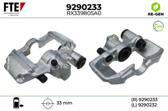 FTE 9290233 Bremsecaliper FTE 9290233 Bremsecaliper