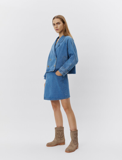 Sofie Schnoor Eudorasw Jacket - Blue - 38 Sofie Schnoor Eudorasw Jacket - Blue - 38