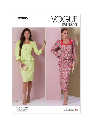 Vogue 2006 - Drakt/Dress Y5 (18-20-22-24-26)
