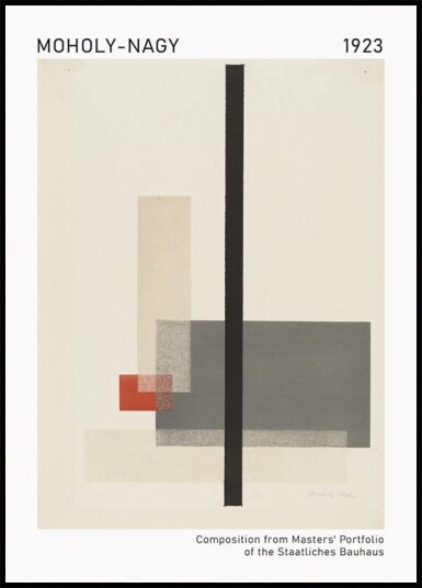 Moholy Nagy Bauhaus Composition Plakat Plakat / 70x100cm