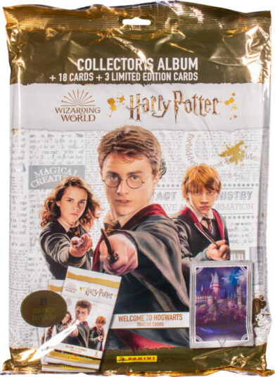 Harry Potter TCG Starter Pack Welcome to Hogwarts Album + 3 Boostere