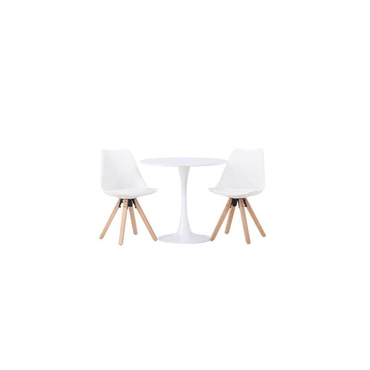 Venture Home Spisegruppe Venture Home Hamden Ø80 cm med 2 stk Zeno Stoler GR23919
