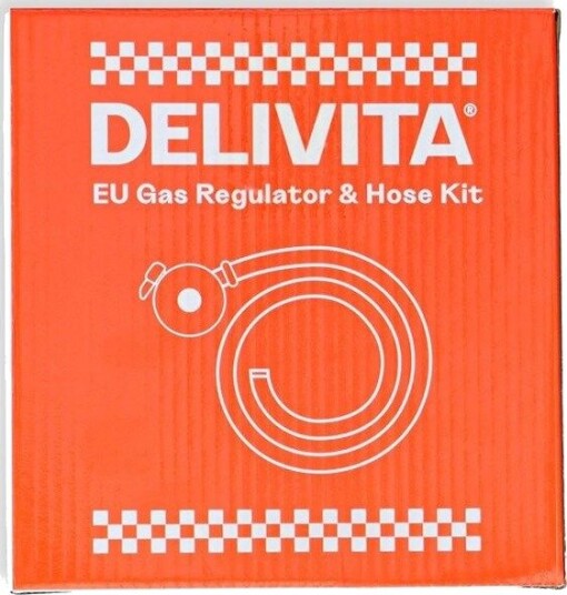 Delivita Gas Regulator & Hose Kit 37mbar FR