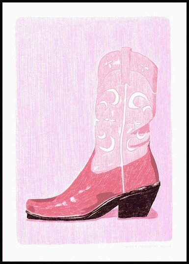 P&c Cowgirlboot Plakat Plakat / 21x30cm