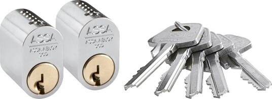 Sylinder ASSA Abloy 0301 Lik Låsing 2st Lik Låsing