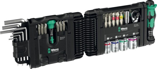 Wera Tool-Check Modular 59 Deler Verktøysett for Skruing