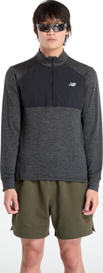 New Balance Rc Essential Heat Grid 1/2 Zip - Black - XL