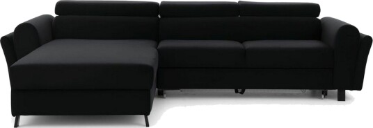 Seksjon Eltap Mariall 288x200x92 cm Mat Velvet 99 Blå Venstre Seksjon Eltap Mariall 288x200x92 cm Mat Velvet 99 Blå Venstre