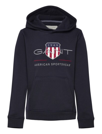 Gant Kids Archive Shield Hoodie Navy 134