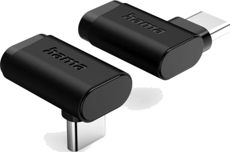 Hama 00200359 Usb Svart Hankjønn/Hunkjønn Ledning Feste 2 Stykker 105 Mm