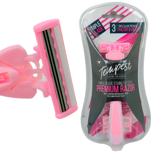 Tempest Ladies trippelblad barberhøvel