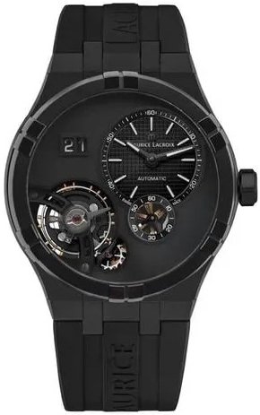 Maurice Lacroix Herreklokke AI6118 DLB0B 330 2 Aikon Sort/Lær Ø45 mm Maurice Lacroix Herreklokke AI6118 DLB0B 330 2 Aikon Sort/Lær Ø45 mm