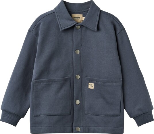 Wheat Sweat Jacket L/S Carmine Navy 140