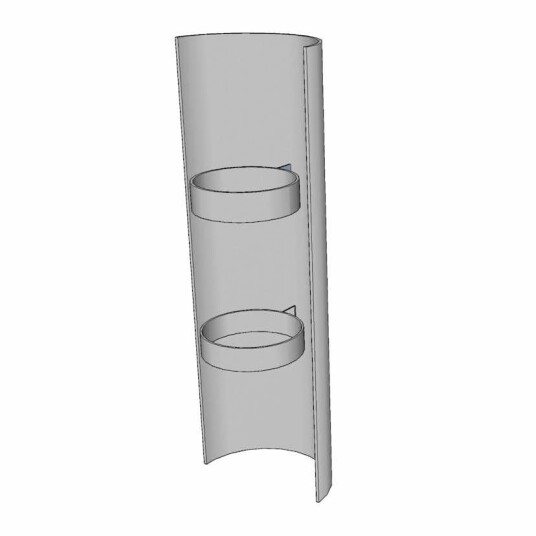 Varmeskjold Landy Vent 850 mm