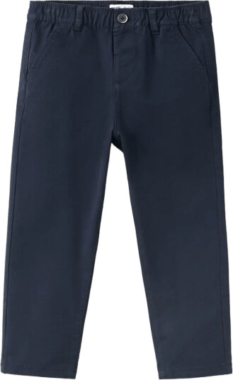 Mango Cotton Chinos Navy 18 24M
