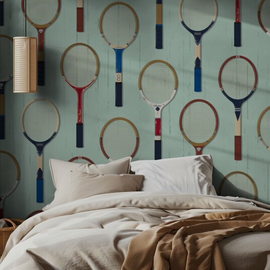 Tapet   Vintage Tennisracketer