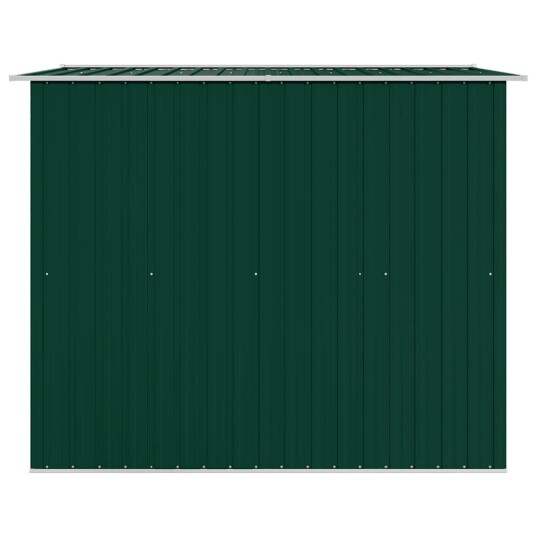 vidaXL Oppbevaringsskur til hage grønn metall 257x205x178 cm vidaXL Oppbevaringsskur til hage grønn metall 257x205x178 cm