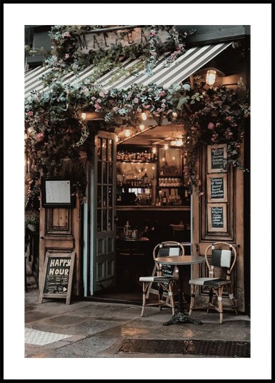 Cafe de Paris Plakat Plakat / 40x50cm Cafe de Paris Plakat Plakat / 40x50cm