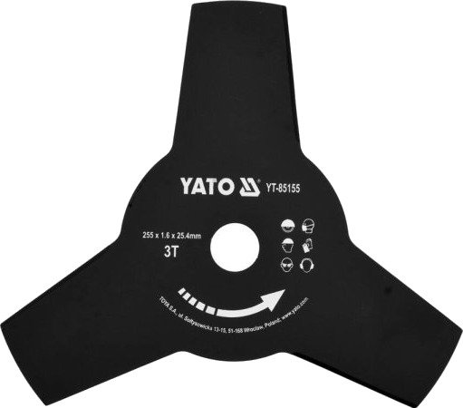 Yato Kniv Til Kantsliper / Skive Til Trimmer 255 Mm 25,4 Mm
