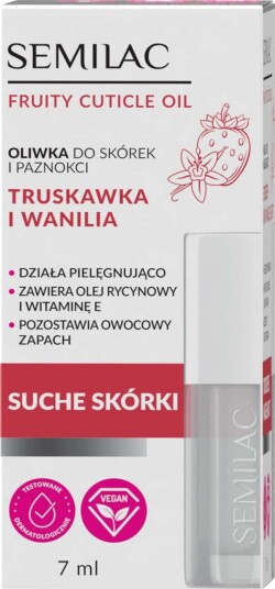 SEMILAC Nail Oil Strawberry Vanilla 7 ml