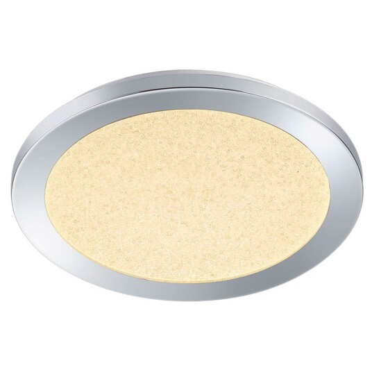 Trio Cesar LED-taklampe m/bryterdimmer 26cm 13W 3000K Sølv Trio Cesar LED-taklampe m/bryterdimmer 26cm 13W 3000K Sølv