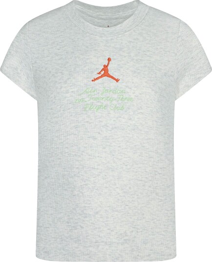 Jordan T skjorte Rib Seil Heather Jordan 12 13 år 152 158 T skjorte Grå