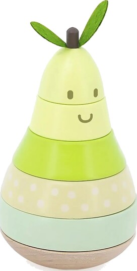 Vilac Stacking Pear 10 Pcs Green ONE SIZE