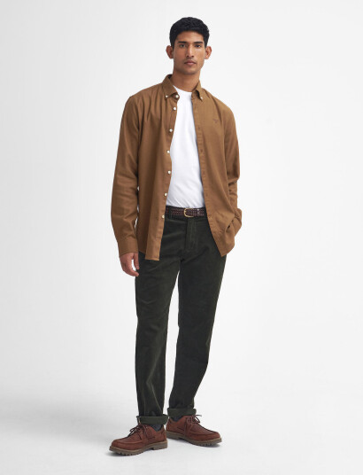 Barbour Barbour Stretch Cord Tailored Trouser - Green - 32 rg