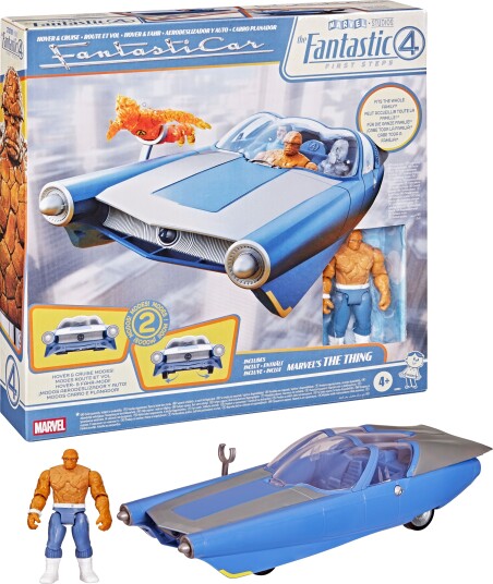 Marvel Studios The Fantastic Four Epic World Of Action Hover & Cruise Fantasticar Blue