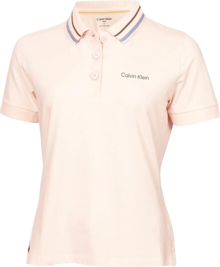 Calvin Klein Golf Lumi Polo   Pink   XL