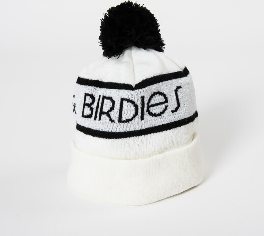 Bogeys & Birdies Bobble Hat Hvit Svart Golflue White/Black Large-XLarge Bogeys & Birdies Bobble Hat Hvit Svart Golflue White/Black Large-XLarge