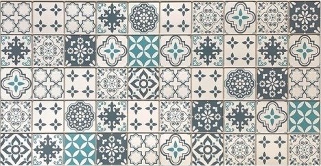 Grace Baltic Pvc-Panel Farget Glass 964x480 mm Grace Baltic Pvc-Panel Farget Glass 964x480 mm