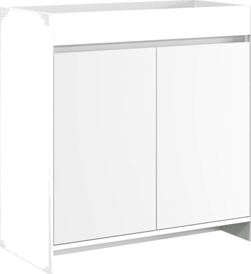 Badskapinet under vask Hvit 78,5 x 37,5 x 81 cm Konstruert tre