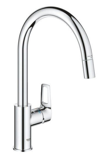Grohe BauLoop kitchen mixer chrome
