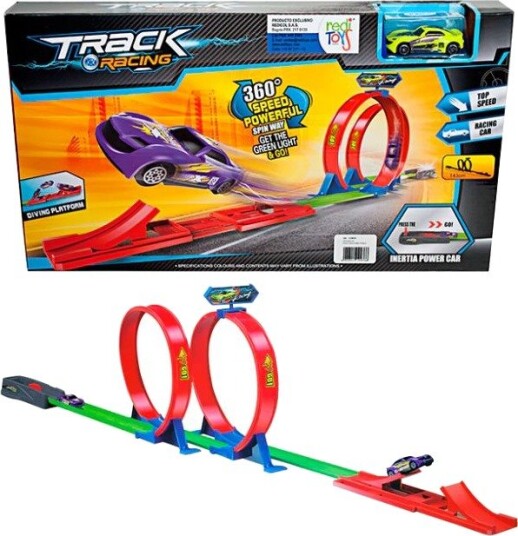 Spin Racing Bilbane Med Loop Og Bil