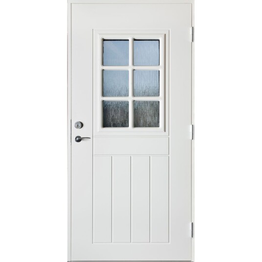 Harmonie Ytterdør andrea hvit 110x210 venstre m/cotswold glass